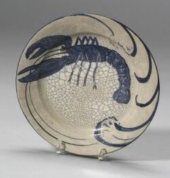 Dedham Pottery Lobster Plate